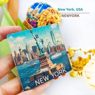 Americas USA Canada Mexico 2D Ceramic Fridge Magnet Set Travel Souvenir Decor Gift
