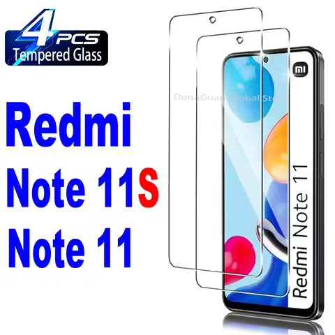9H Tempered Glass For Xiaomi Redmi Note 11 / Note 11 4G / Note 11S Screen Protector Glass Film