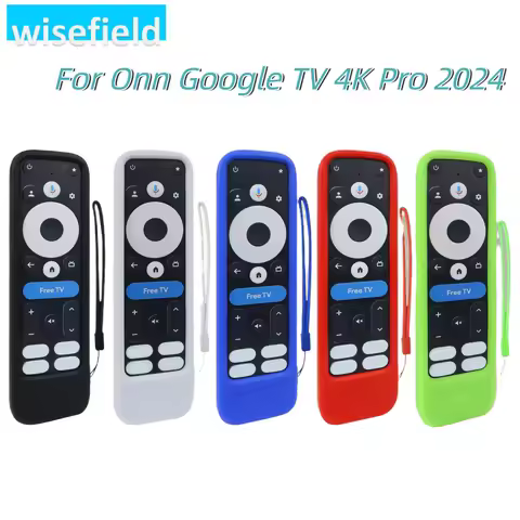 Soft Silicone Protective Cover for Onn Google TV 4K Pro 2024 Non-Slip Texture Shell Protector