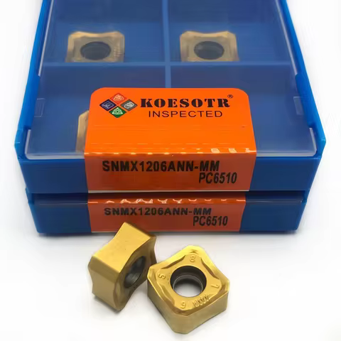 10pcs SNMX1206ANN PC3700 SNMX1206ANN MM PC5300 Carbide Milling Inserts Processing Cast Iron Die Stee