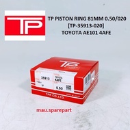 TP PISTON RING 81MM 0.50/020 [TP-35913-020] - TOYOTA AE101 4AFE