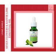 Room Aura Essential Oil Superb Lucky Blend: 7 flowers & Kiffir Lime Living Jungle 15ml