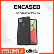 Encased Thin Armor Case for Google Pixel 4a - Black