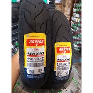 Motorcycle Tire Package Ring 12 100/90 110/90 Aspira Maxio Rave Tubeless Scoopy New Genio Freego Tay