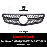 กระจังหน้าช่องกรอบกระจังหน้ารถรถแข่งสำหรับ Mercedes Benz C คลาส W204 C204รถเก๋ง S204 C43อุปกรณ์ปรับแ