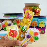 12pcs gummy Lollipop / Gummy Fruit Flavour (HALAL)