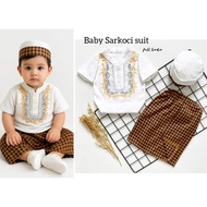 KEMEJA WHOLESALE CLICK 4x Muslim Clothes Set koko Peci Shirt Pants Going Out Fashion BABY Boy Clothe