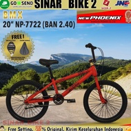(Banyak Bonusnya) Sepeda Anak Laki Bmx Phoenix Np- 7722 Ukuran 20 Inch
