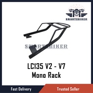 YAMAHA 135LC ES LC 135 ES NEW LC135 V2 V3 V4 V5 V6 V7 GIVI DESIGN MONORACK ADVANCE BLACK BOX CARRIER