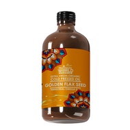 Organic/Bio Extra Virgin Cold Pressed Golden Flaxseed Oil น้ำมันเมล็ดแฟล็กซ์ สีเหลืองทอง สกัดเย็น