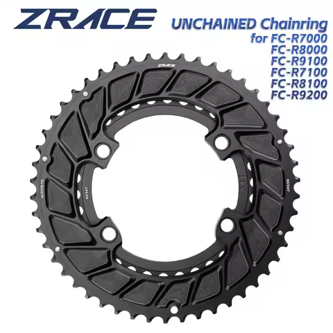 ZRACE UNCHAINED Chainring 105 R7000 R7100 / ULTEGRA R8000 R8100/DURA-ACE R9100 R9200 Asymmetric Road