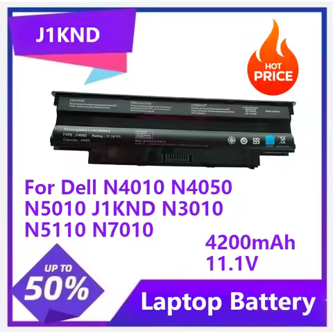 J1KND Laptop battery For Dell Inspiron N5020 N5030 N5040 N5050 N4010 N5010 N5110 N7010 N7110 For Vos