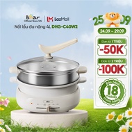 Bộ Nồi Lẩu Nướng Bear 3 khay 3in1 DHG-C40W2 - Hàng Chính Hãng