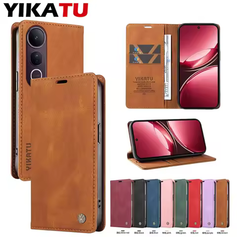 Fashion Wallet Leather Case For VIVO V50 V60 Lite 5G V40 SE V30E V29E V27 Pro T4X T3X S30 Pro mini S