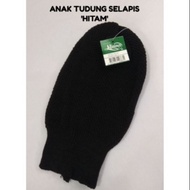 Anak Tudung Serkup Kepala Hitam Original Minna