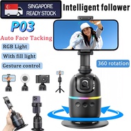 [SG] P03 Smart Auto Face Tracking Desktop AI Gimbal for Smartphone & Action Camera 360° Rotation Fol