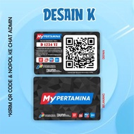 Cetak Kartu My Pertamina / ID Card My Pertamina / Member Card - Desain K
