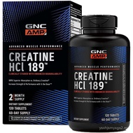GNC AMP Creatine HCl 189 Pills, Clinically Proven Strength & Muscle Builder, Athletic Performance, E