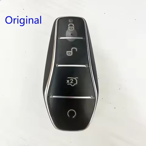 Original 4 Buttons 433MHZ For BYD QIN PLUS EV Yuan PLUS SON Car Keyless Samrt Remote Key ID46 Chip K