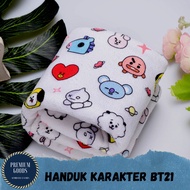 Children's TOWEL BT21 MERCHANDISE TOWEL KOREA BTS Cute Character TOWEL BT21 IMPORT