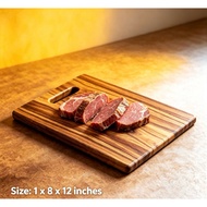 wooden solid chopping board 1x8x12inches
