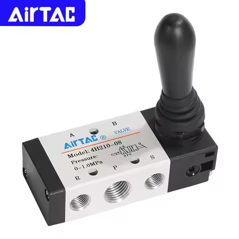 AIRTAC Original Pneumatic Manual Hand Lever Valve 4H210 4HA230 4H310 4HA330/C/E/06/0/10 Control Air 