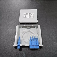 Box Passive Splitter 1:4 Pasif Splitter 1:4 SC UPC Passive Splitter Box 1:4 SC UPC PLC Box Fiber Opt