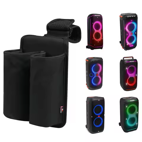 For JBL PartyBox Wireless Microphone Holder Microphone Storage Bag compatible with JBL Partybox Seri