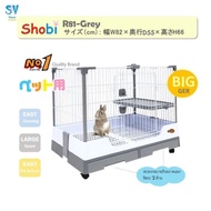 Shobi-R81 Rabbit Cage With Pull Tray With Wheels Beautiful Shape Easy To Use