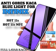 ANTI GORES KACA INFINIX  HOT 11s / INFINIX HOT 11s NFC /  TEMPERED GLASS INFINIX / ANTI GORES KACA BLUE LIGHT INFINIX / TG FULL LAYAR / PELINDUNG LAYAR HANDPHONE