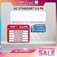 CHiQ AC 1/2 PK 05QB2 [Hanya Indoor+Outdoor ] Freon R-32 -Pendingin 5000 Btu/h -Daya listrik 450-Watt