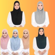 Tudung Sarung Premium Moss Crepe Soft Owning Senang Bentuk Ready Stock..