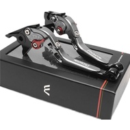Mowok Aluminum Brake Levers for Triumph Trident 660 2021 แฮนด์บล็อกเกอร์เบรกอะลูมิเนียมอัลลอยด์ อุปก