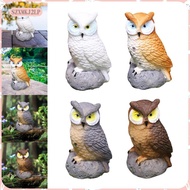 [szxmkj2lp] Mini Owls Micro Landscape, Miniature Resin Figurine for Decoration, Plant Pot, Fairy Gar