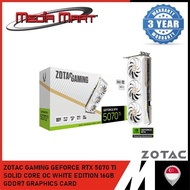 ZOTAC GAMING GEFORCE RTX 5070 TI  SOLID CORE OC WHITE EDITION 16GB GDDR7 GRAPHICS CARD