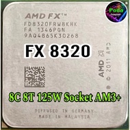 ซีพียู CPU AMD FX8320 3.5 GHz Turbo 4.0 GHz 125W (8คอ 8เทรด) ฟรีซิลิโคน1ซอง FX 8320 As the Picture O