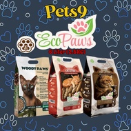 Eco Paws & Woody Paws Pasir Kucing 6 Liter (2.5kg) Coffee Ground / Pinewood / Cassava