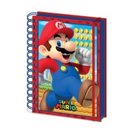 【原裝英國入口】 Super Mario 瑪利歐3D封面A5筆記本