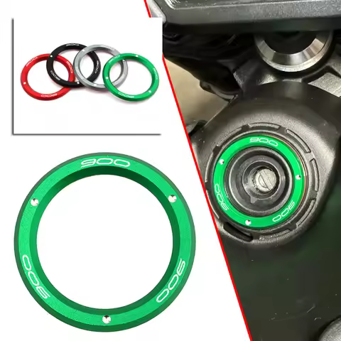 With Logo Z900 Motorcycle Ignition Cover Key Switch Ring CNC Accessories for Kawasaki Z900 Z900RS Z 