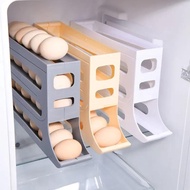 Egg Dispenser Automatically Rolling Egg  Kitchen Organizers Egg Rack 3 Tier Egg Rack Tray Refrigerat