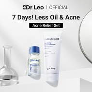 Dr.Leo Deep Cleaning Acne 2pcs Set Acne Essence +Salicylic Acid Facial Wash Pembersihan Mendalam Bua