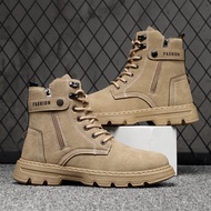 British YUPPIE Martin Boots Men's Fashion Breathable Sports Shoes European Street Fashion Footwear B