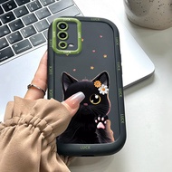 OPPO A55 4G Case Cute Cat Silicone Case