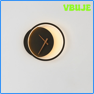 VBUJE 15W แบ็คดรอปเป่าลม LED นาฬิกาโคมไฟโคมไฟตกแต่งผนังพื้นหลังห้องนอนห้องนั่งเล่นโรงแรมห้องรับประทา