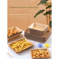 pinggan plastik pakai buang pinggan plastik Pinggan mangkuk kertas kraft segi empat tepat pinggan ma