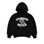 HITAM Dominate Labs Black Wild Club Hoodie Pullover