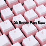 PBT Pudding Keycaps, Jelly Keycaps, Support 108/104/87/61 Layout