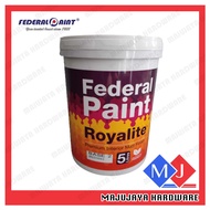 FEDERAL PAINT Federal Royalite Paint 5L White Interior Emulsion Paint