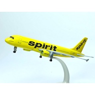 Spirit Airlines Aibus A320 Airplane Model 18cm