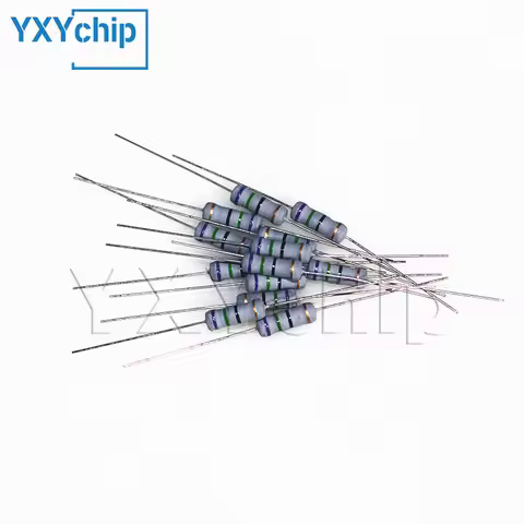 20pcs 1W 5% Metal Oxide Carbon Film Resistor 10 22 33 47 51 62 75 82 91 1K 10K 100K 2.2 4.7 22 47 10